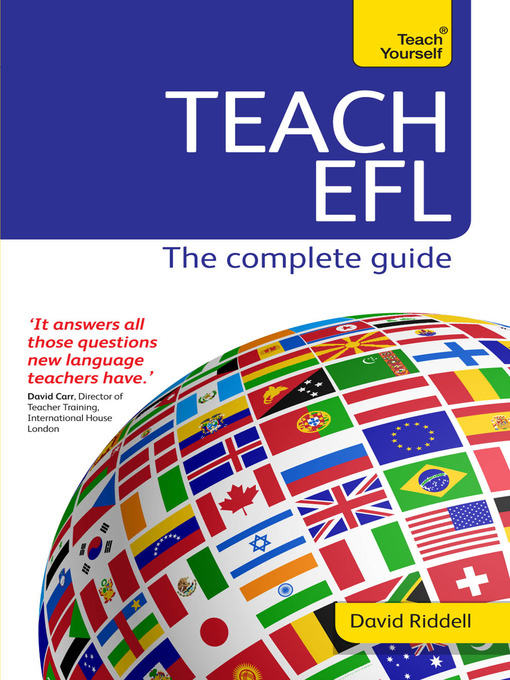 Title details for Teach English as a Foreign Language by David Riddell - Available